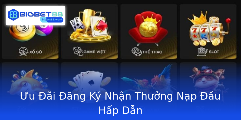 Ưu Đãi Đăng Ký Nhận Thưởng Nạp Đầu Hấp Dẫn Ưu Đãi Đăng Ký Nhận Thưởng Nạp Đầu Hấp Dẫn